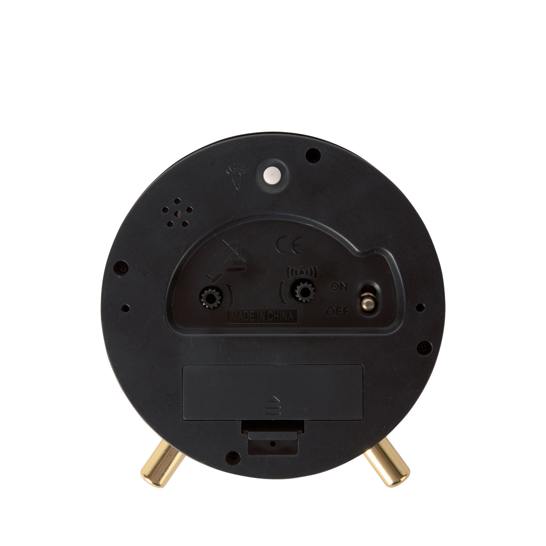 Gold Disc vækkeur sort